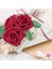50 Adet Yapay Gül Çiçeği Koyu Kırmızı (Yurt Dışından) 4