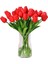 20 Yapay Çiçek Lale Kırmızı (Yurt Dışından) 1