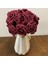 25 Adet Yapay Gül Saplı Köpük Gül Bordo (Yurt Dışından) 3