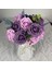25 Adet Yapay Gül Saplı Köpük Gül Mor Pembe + Mor Fasulye Ezmesi (Yurt Dışından) 4