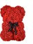 Rose Ayı Hediyesi Şeffaf Bir Hediye Kutusu ile Birlikte Gelir （kırmızı, 25CM） (Yurt Dışından) 4