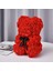 Rose Ayı Hediyesi Şeffaf Bir Hediye Kutusu ile Birlikte Gelir （kırmızı, 25CM） (Yurt Dışından) 5