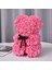 Rose Ayı Hediyesi Şeffaf Bir Hediye Kutusu ile Birlikte Gelir （ROSE,25CM） (Yurt Dışından) 3