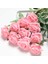 10 Adet Yapay Gül Ipek Çiçek Çiçek Buketleri Pembe Çiçek Açan Güller (Yurt Dışından) 1