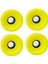 4x Longboard Wheels Set Yedek 70X51MM Skate Board Roller 78A Sertlik Sarı (Yurt Dışından) 2