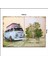 Ahşap Tablo Karavan Volkswagen 70*100CM 1