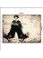Ahşap Tablo Kaykay ve Charlie Chaplin Desenli 70*100CM 1