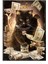 Ahşap Tablo Zengin Kedi Art Mdf Poster 1