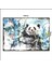 Ahşap Tablo Panda Boyama Soyut Baskılı 70*100CM 1