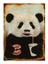 Yemek Yiyen Panda Art Mdf Poster 1
