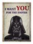 Darth Vader Art Mdf Tablo 1
