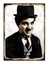 Charlie Chaplin Model Ahşap Tablo 1