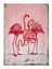 Renkli Flamingolar Hediyelik Ahşap Tablo 1