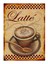 Cafe Latte Hediyelik Ahşap Tablo 1