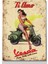 Ahşap Tablo Vespa Motorsiklet 1