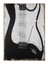 Siyah Elektro Gitar Desenli Mdf Tablo 1