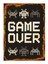 Game Over Model Mdf Tablo 1