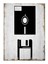 Disket Modern Ahşap Tablo 1