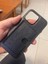 iPhone 14 - Kişiye Isme Özel Deri Telefon Kılıfı - Kartvizitli Stant Tasarım 1