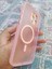 iPhone 13 Uyumlu Glory Magsafe Pembe Lens Korumalı Premium Telefon Kılıfı 4