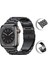 Apple Watch 2/3/4/5/6/7/8/se/ultra 42 44 45 49MM Uyumlu Çelik Baklalı Metal Kordon 1