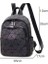 Kadın Işık Sırt Çantası Moda Geometrik Elmas Seyahat Omuz Çantası Katlanır Öğrenci Okul Shine Backpack (Yurt Dışından) 3