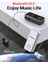 F2 Pro Titreşimli Uyarı Klipsli Bluetooth Kulaklık - Siyah (Yurt Dışından) 2