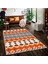 Özel Tasarım, Kaymaz Taban, Uzun Ömürlü, Ince Yıkanabilir, Dekoratif Modern Oda Halısı, Kilim 1