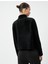 Polar Sweatshirt Yarım Fermuarlı Dik Yaka Uzun Kollu Rahat Kesim 4