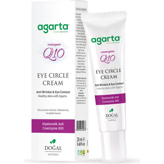 Agarta Doğal Yaşlandırma Karşıtı Anti Aging Göz Çevresi Kremi 20 ml