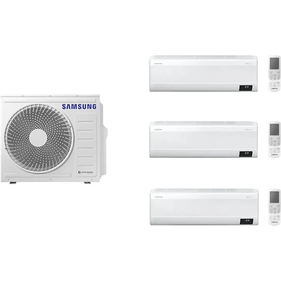 Samsung Windfree Duvar Tipi Multi Klima 9+9+18 Btu/h Iç Üniteli +8 Kw Dış Üniteli