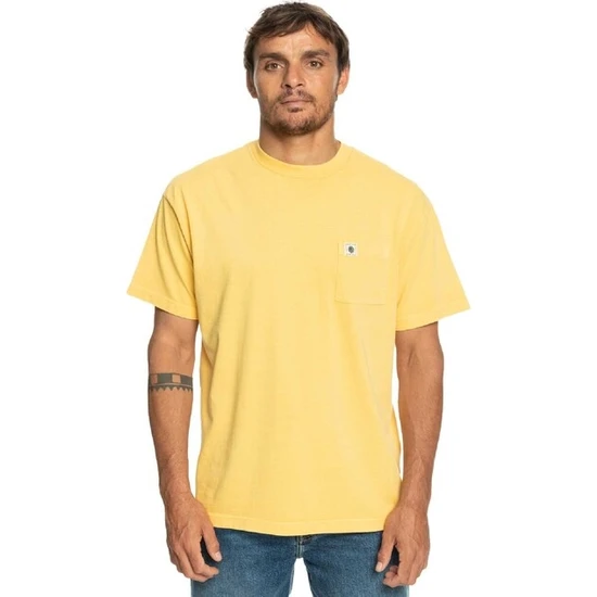 Quiksilver Naturaldye M Kttp Sarı Erkek Tshirt