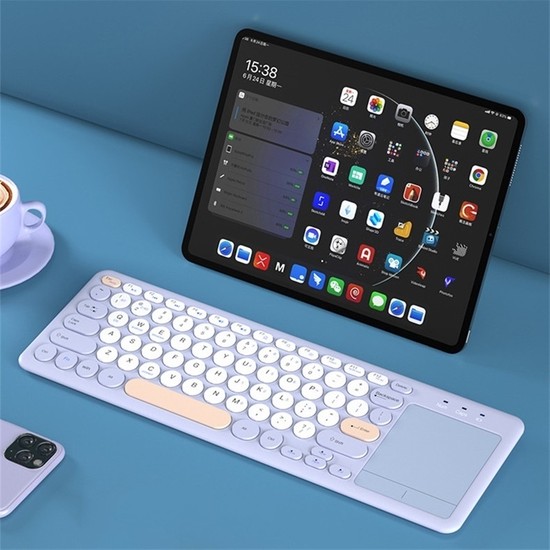 Jingyi Jomaa Colors Touchpad Fareli Bluetooth Klavye Sessiz Fiyatı