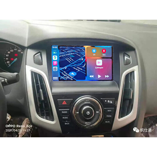 Conio Ford Focus 3 / 4（2012-2018） Android Kablosuz Carplay Navigasyon Multimedya 9 Inch Ekran 2 GB Ram 32 GB Rom