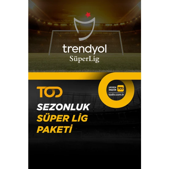 TOD Sezonluk Süper Lig Paketi - (Web + Cep + Tablet)