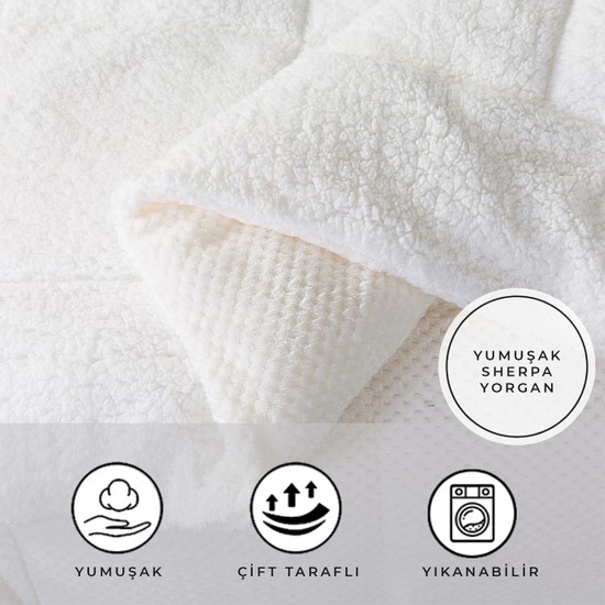 Evlen Home Collection Ultra Yumuşak Tek Kişilik Çift Taraflı Wellsoft