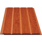 Büker Plastik Koyu Meşe Plastik Pvc Duvar Tavan Lambiri 20 cm x 1 Metre 10'lu 2 Metrekare Ölçü
