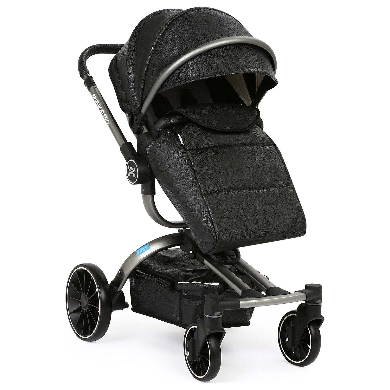 Yoyko Spin 360 Derece Dönebilen Bebek Arabası Siyah Gri