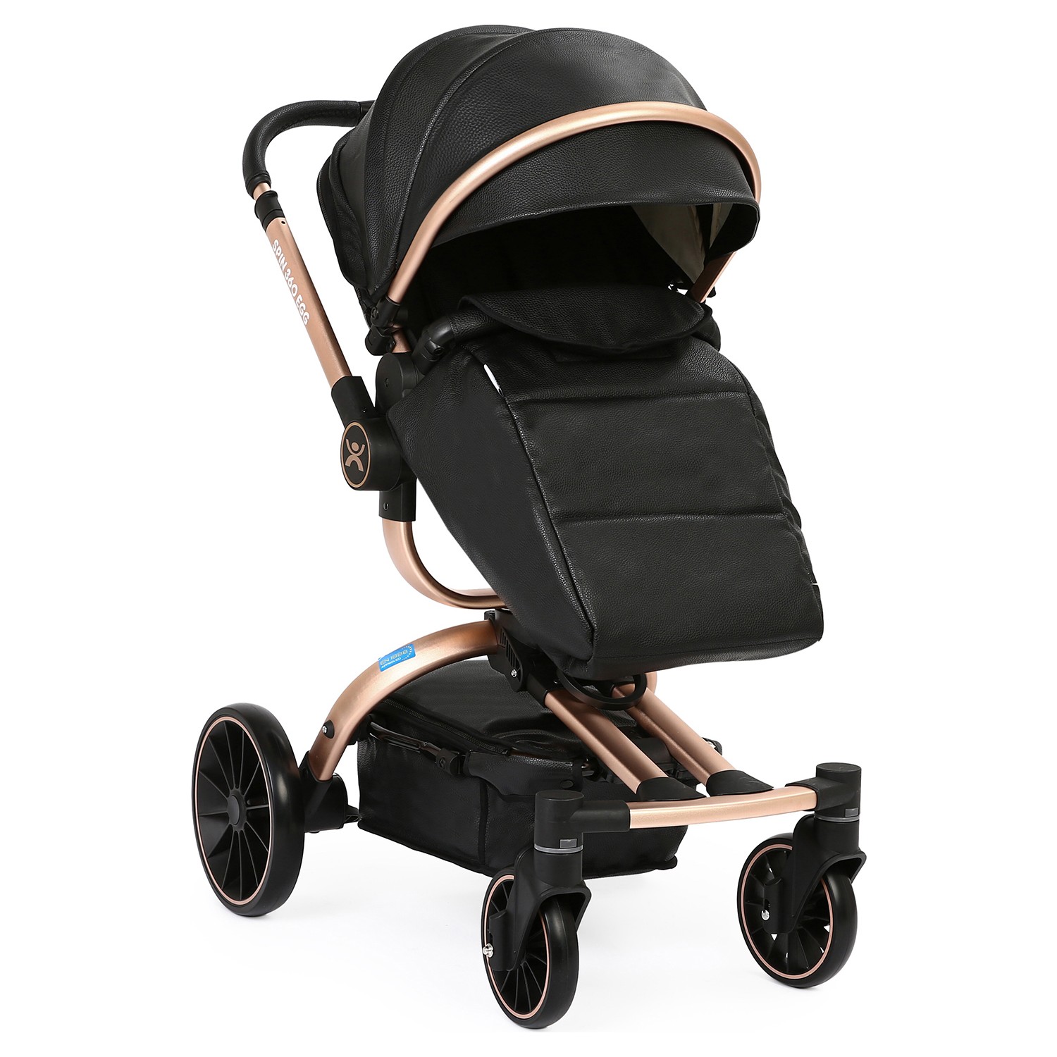 Yoyko Spin 360 Derece Dönebilen Bebek Arabası Siyah Rose