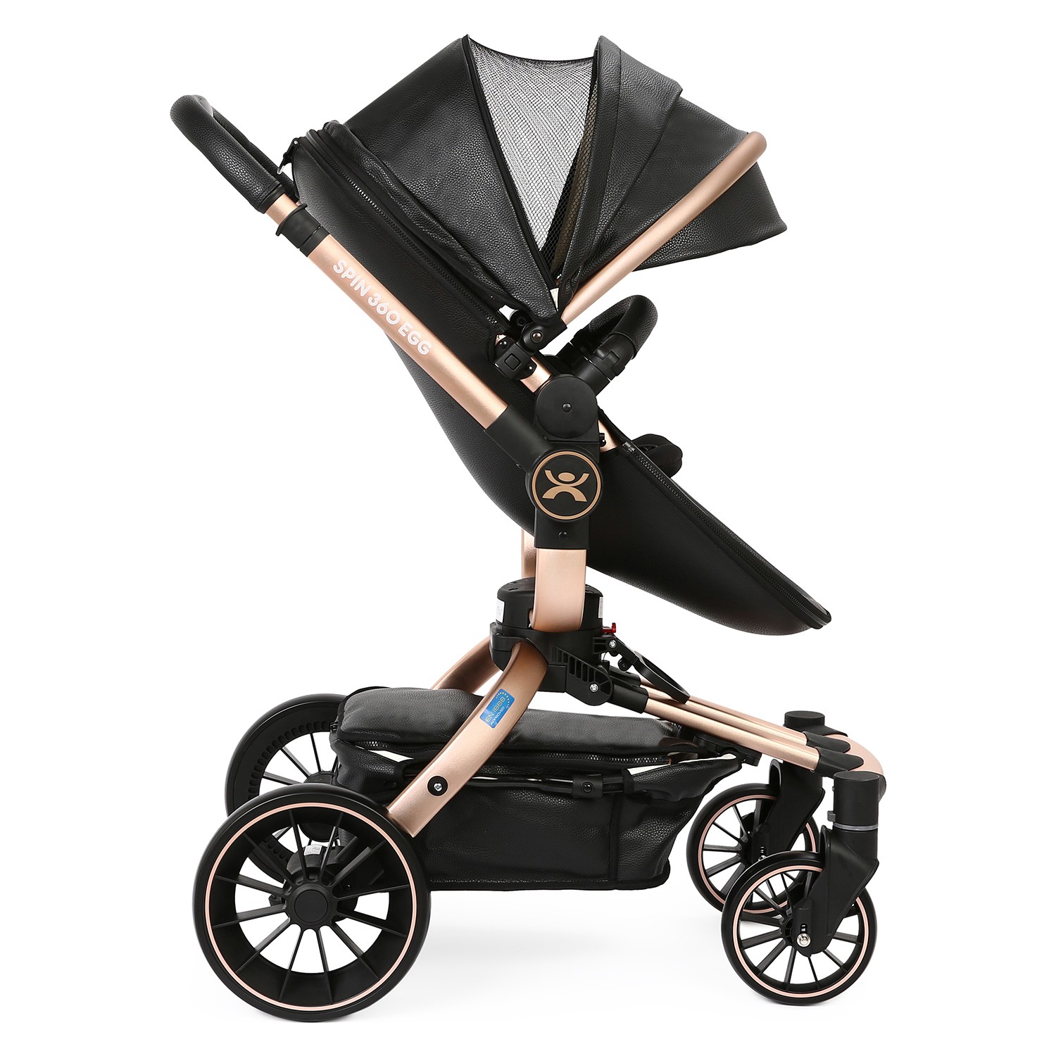 Yoyko Spin 360 Derece Dönebilen Bebek Arabası Siyah Rose