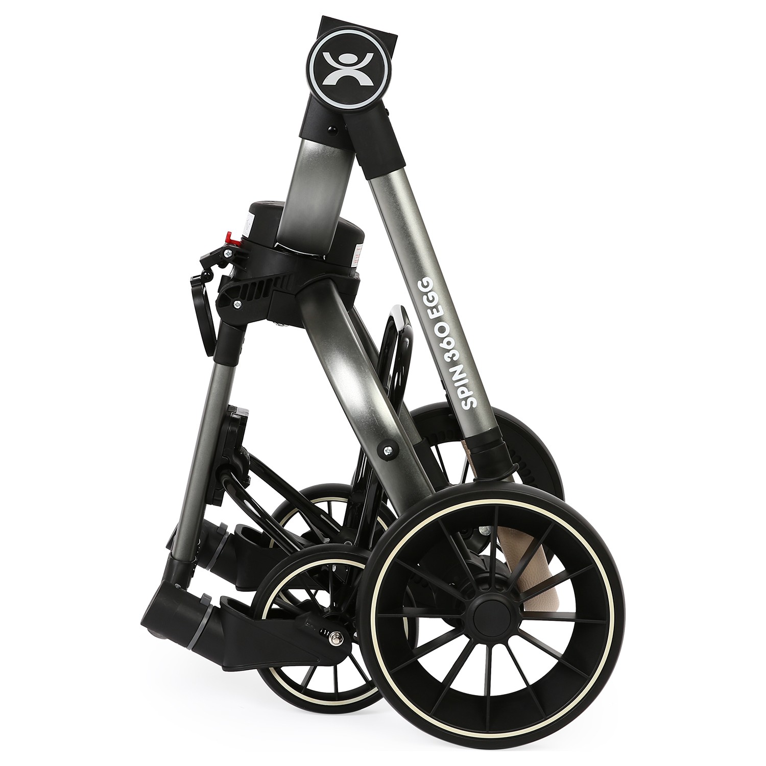 Yoyko Spin 360 Derece Dönebilen Bebek Arabası Siyah Gri