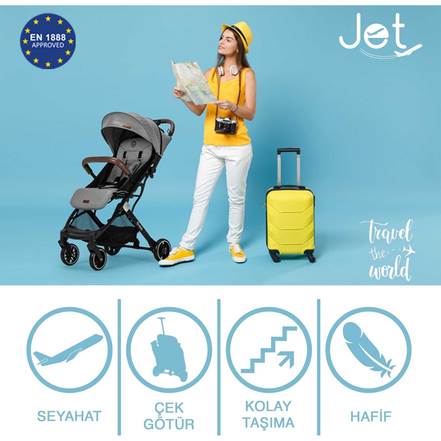 Elele Jet Kabin Tipi Bebek Arabası Siyah Fiyatı Elele Jet Kabin Tipi Bebek Arabası Siyah Fiyatı