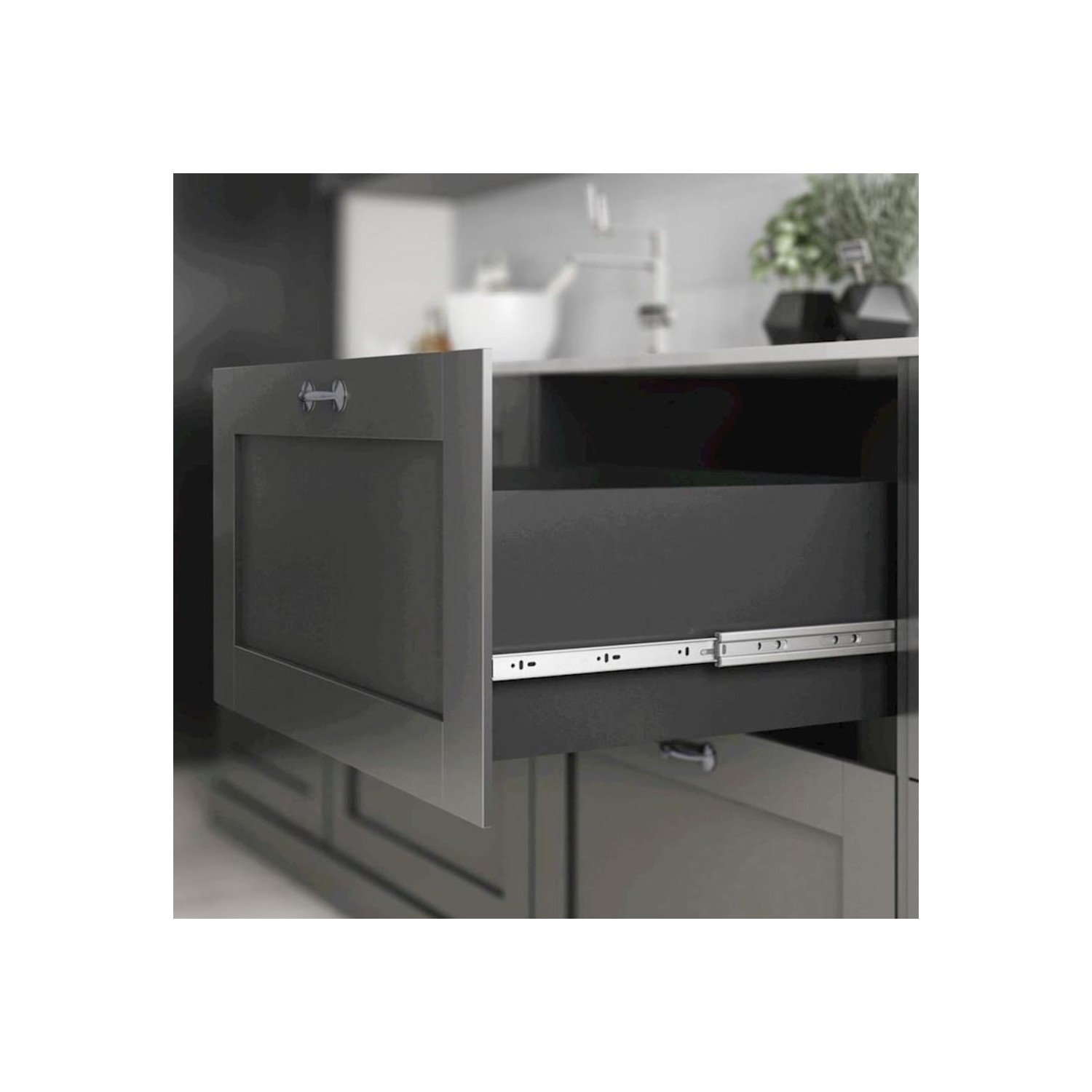 Samet Teleskopik Mobilya Çekmece Rayı 45 cm Fiyatı Samet Teleskopik Mobilya Çekmece Rayı 45 cm Fiyatı