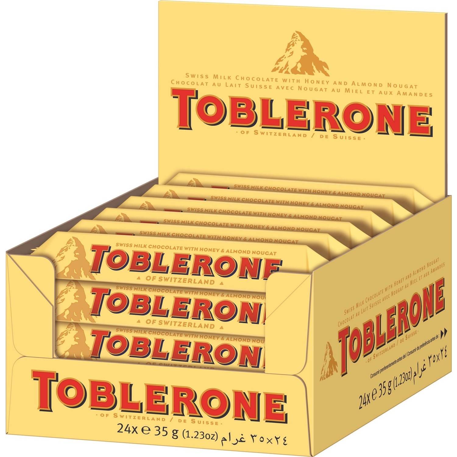Toblerone Bal Bademli Çikolata 35 gr 24'lü Paket Fiyatı