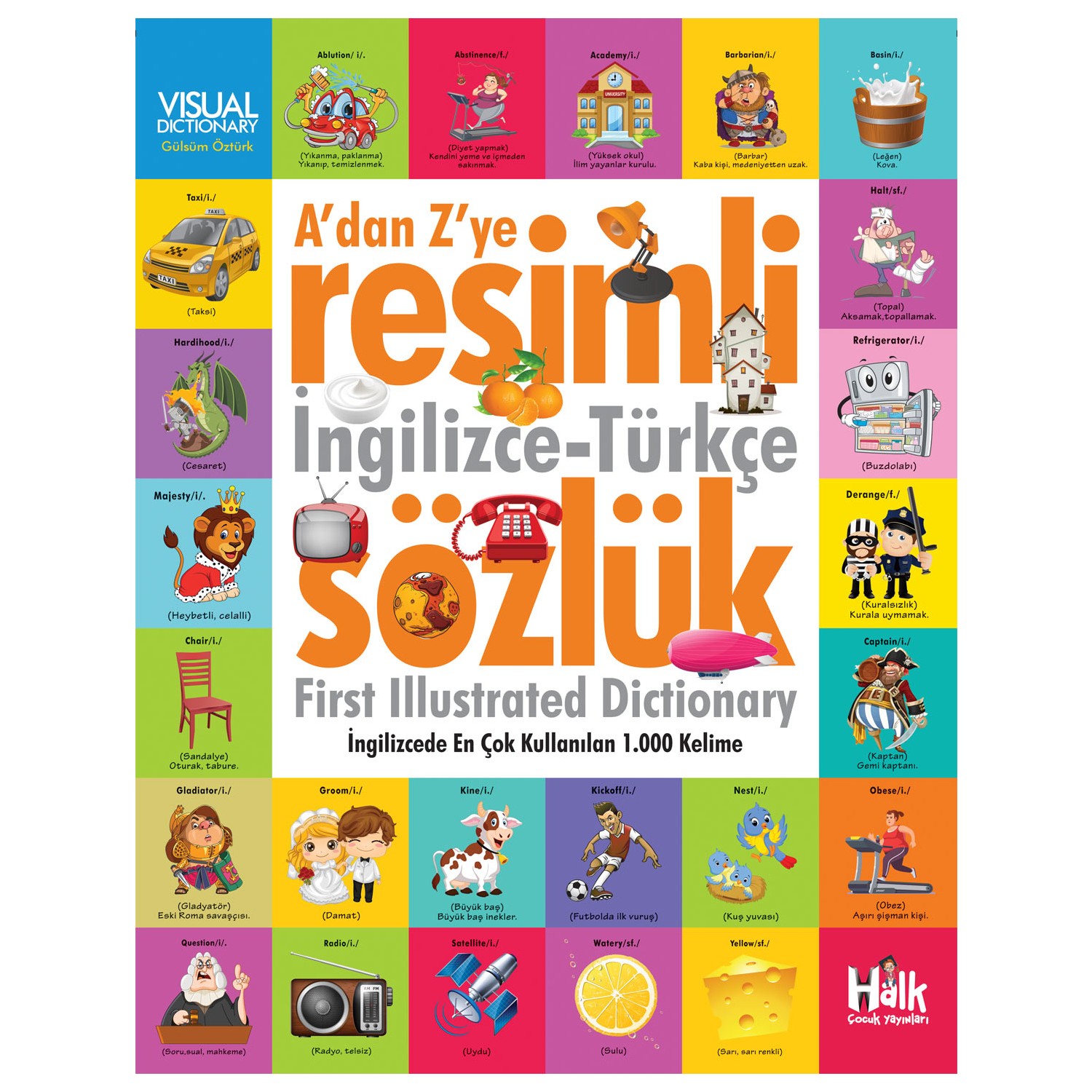 A'dan Z'ye Resimli Ingilizce - Türkçe Sözlük Kitabı ve Fiyatı