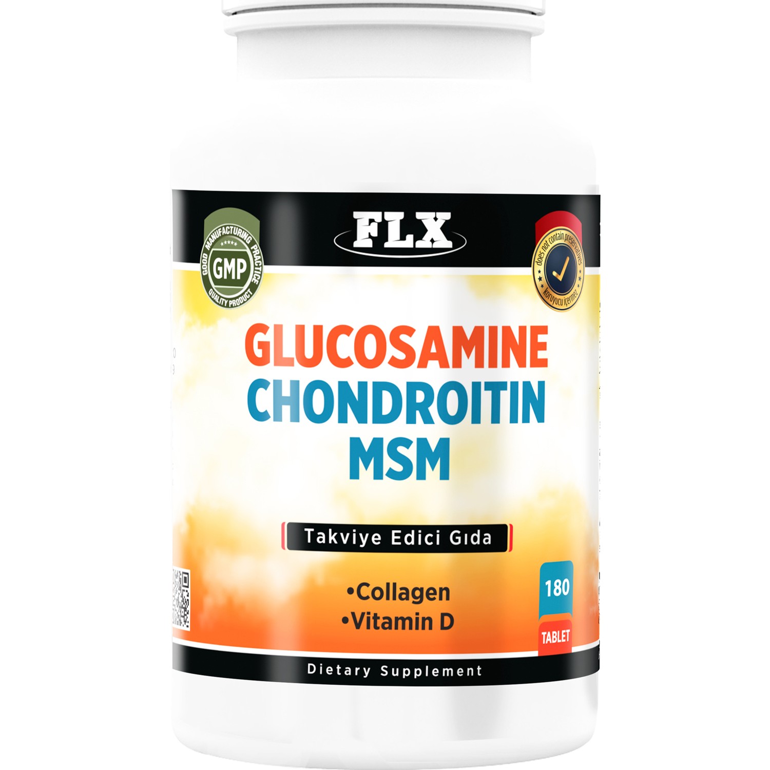FLX Glucosamine Chondroitin Msm Collagen Vitamin D 180 Fiyatı