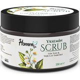 Homm Life Yasemin Scrub, 250 ml Göl Tuzuyeşil Çay Tanecikli