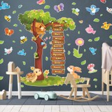 Basıver Duvar Sticker Seti Çocuk Odası Mevsim Ağacı