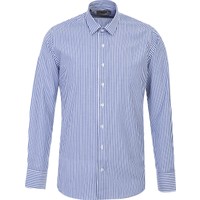 Kiğılı Uzun Kol Çizgili Slim Fit Gömlek