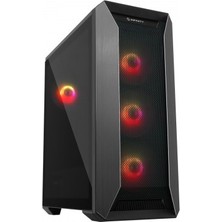 Frisby FC-9325G Infinity 4 x RGB 650 80+ Mesh Bilgisayar Kasa Kasa